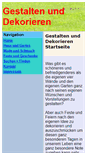 Mobile Screenshot of gestalten-und-dekorieren.net